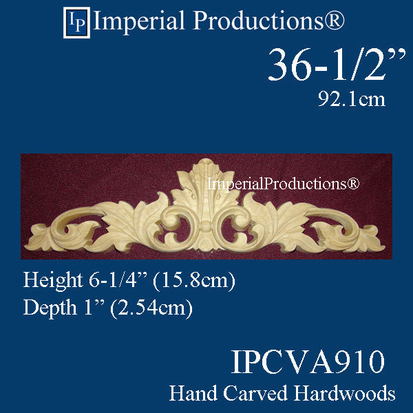 IPCVA910-CHR-PK1 Applique Center Cherry 36-1/2" Each