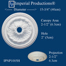 IPNP1005H ceiling medallion