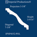 IPNP4052 crown moulding