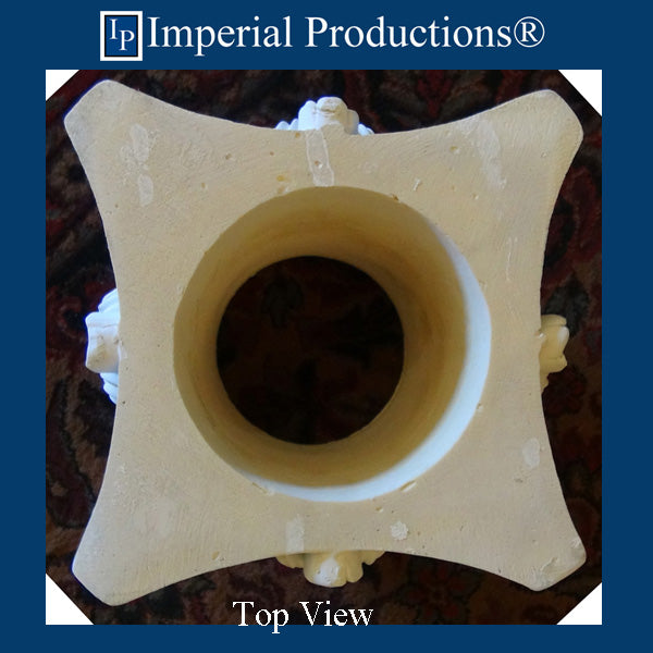 IPNP7027A-POL Roman Corinthian Capital Bottom Circle 8-1/4 inches