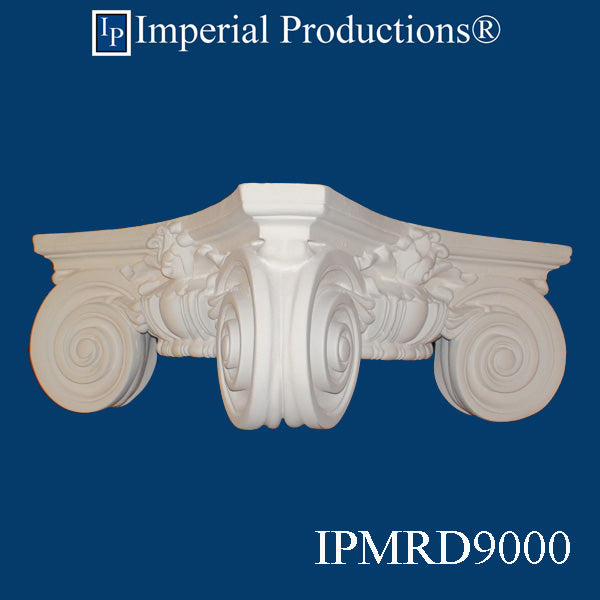 IPMRD9000-POL-PK2 Scamozzi Capital Inside Hole 10", pack of 2 - STOCK ITEM
