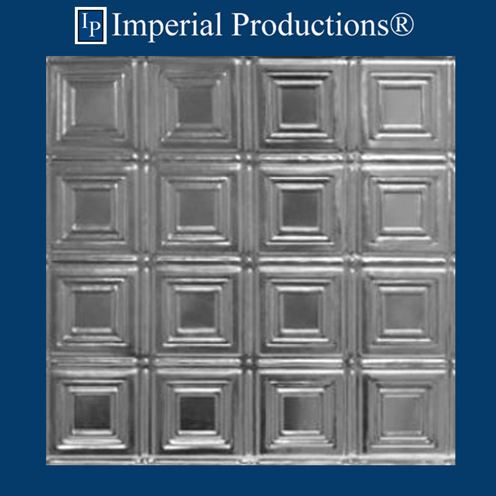IPVR003-T1-N-F0-PK05 Real Tin Ceiling Nail Up Panel Unfinished, Pack of 5
