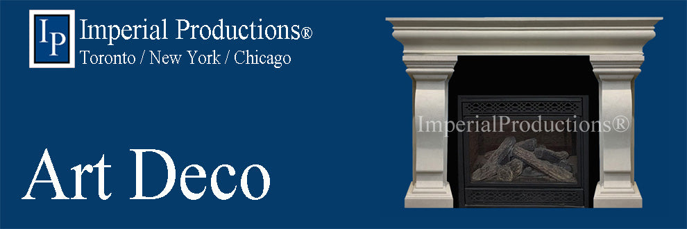 Fireplace Mantels - Art Deco Style