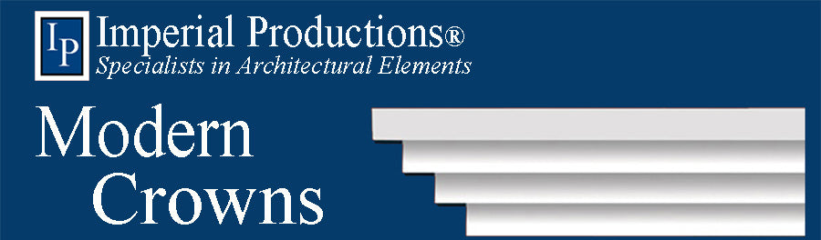 Modern Crown mouldings - simple linear designs