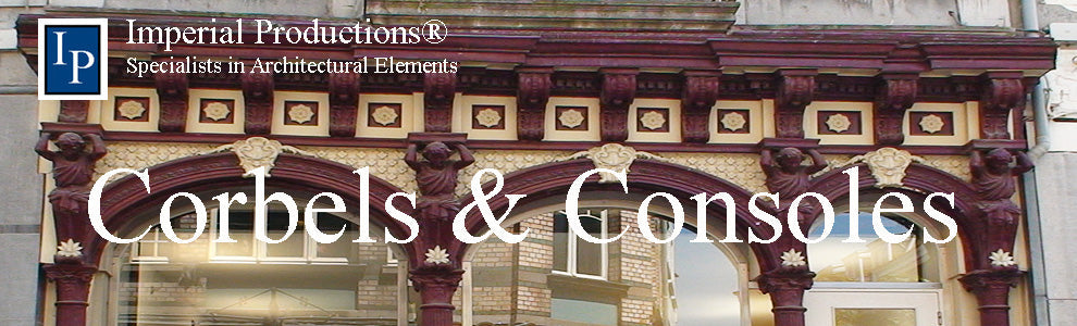 Corbels for building exteriors and interior decor. Wide selection for kitchen cabinetry and defining decorative spaces