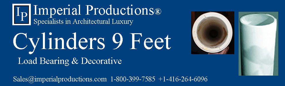 Cylinders 9 Feet (2.743m) Load Bearing / Decorative