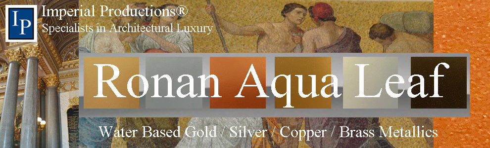Ronan AquaLeaf Metallic Paints are water based 