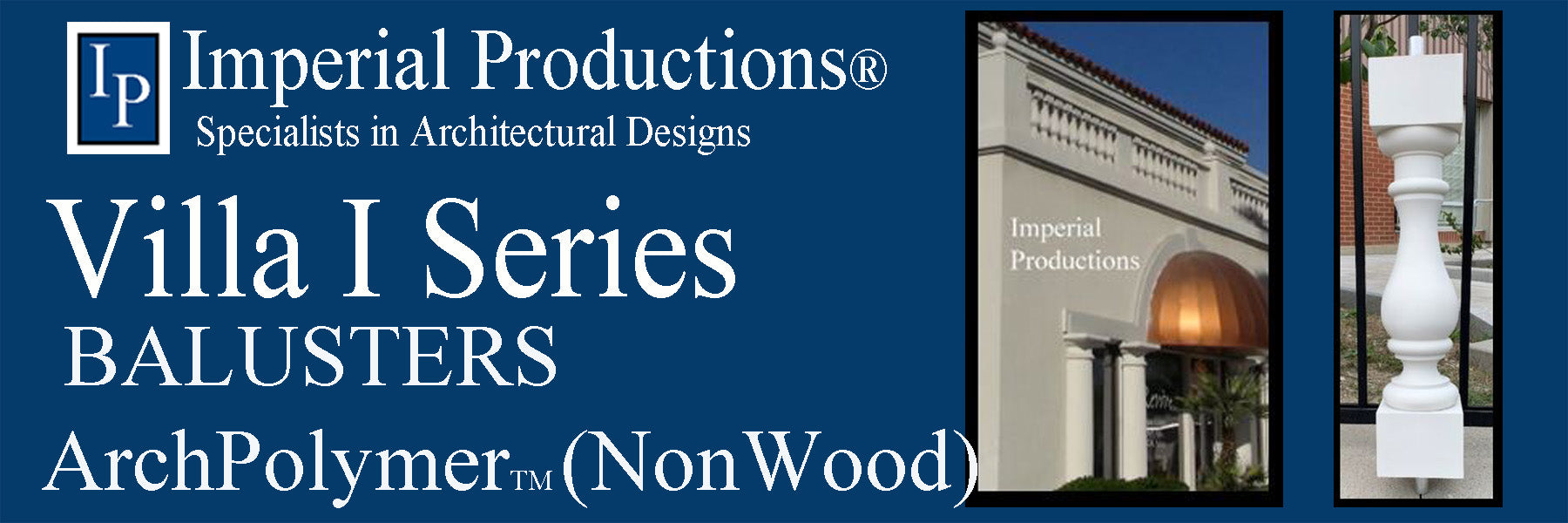 A collection of Renaissance Balusters, Railings and Newel Posts for the distinguished home and commercial establishment. Available in ArchPolymer (Interior/Exterior) GRG-NeoPlaster (Interior)  GFRC-Zeament (Exterior) 