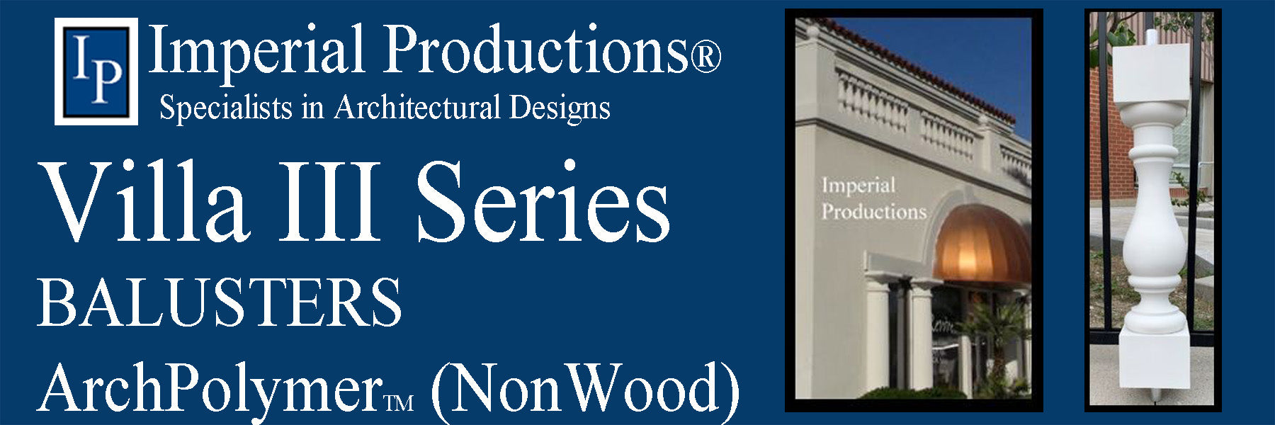 A collection of Villa Style Balusters (series III) with matching Railings and Newel Posts, Structural Certified