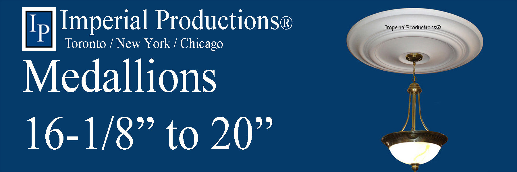 Medallions 16-1/8" to 20" (40.9 to 50.8cm)