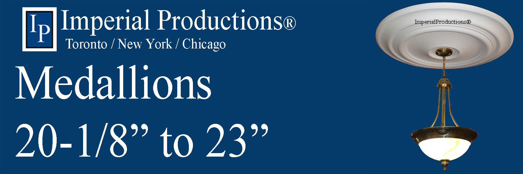 Medallions 20-1/8" to 23" (51.1 to 58.4cm)