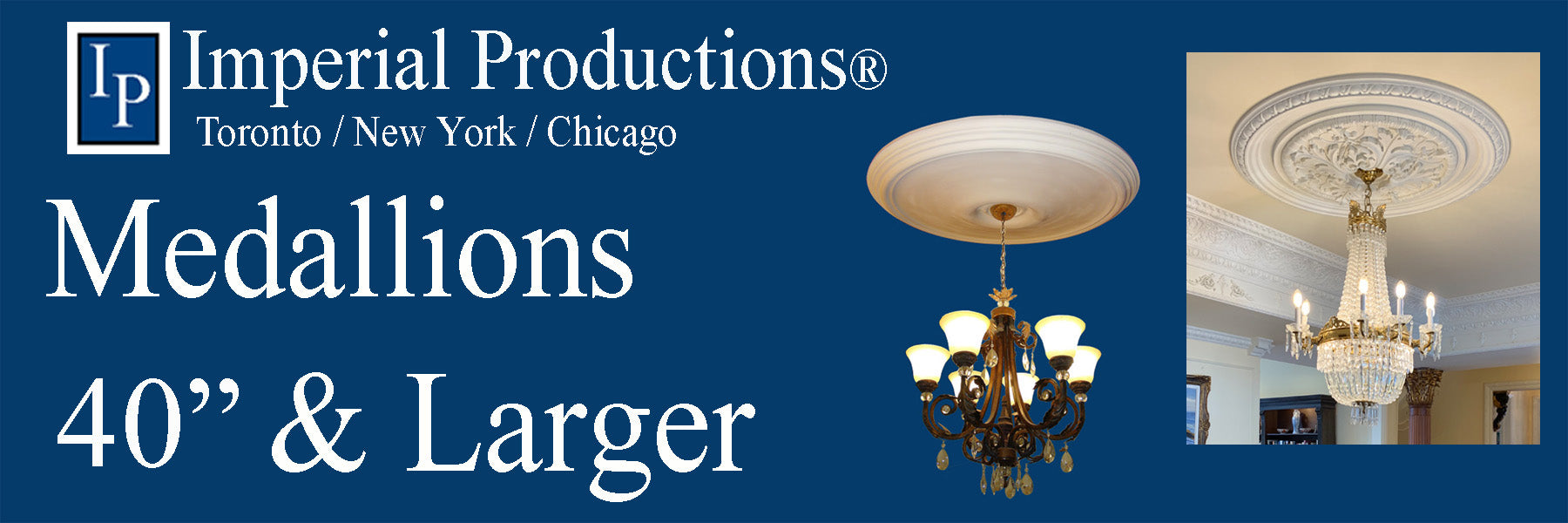 Medallions 40-1/8" (101.9cm) and Larger