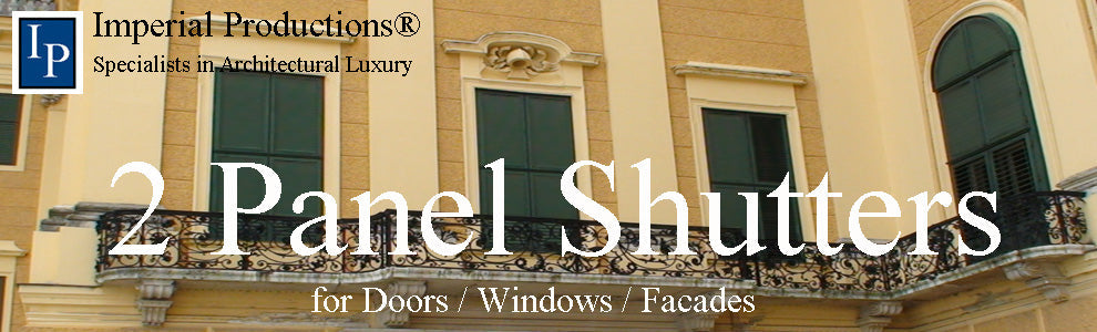 2 Panel Decorative Shutters