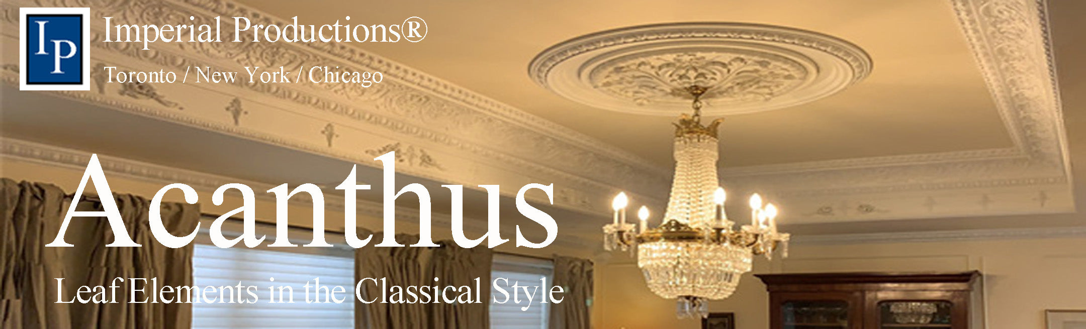 Ceiling Medallion Classical Style Acanthus Motif