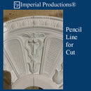 Labor to Split Large or Detailed Medallion in 2 Sections