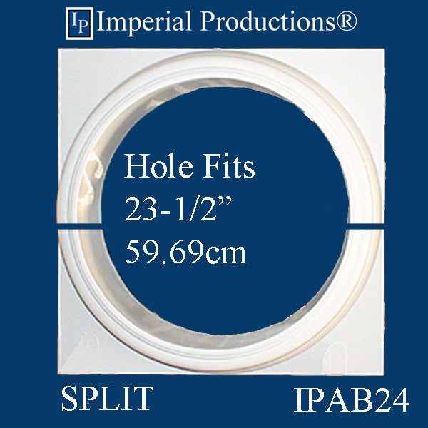 IPAB24-EPOL-SPLIT-PK2 Attic Base Hole 23-1/2" EconPolymer Split pack of 2