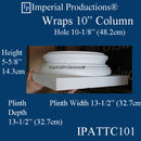IPATTC101-POL-PK2 Attic Base Hollow 10-1/8" pack of 2 - Custom Order