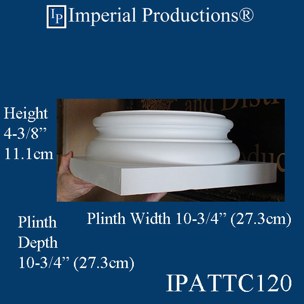 IPATTC120-POL-PK2 Attic Base Hole 8-3/16" pack of 2