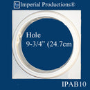 IPAB10-APOL-PK2 Attic Base Hole 9-5/8" ArchPolymer pack of 2 Custom Order