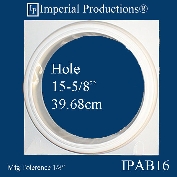 IPAB16-APOL-PK2 Attic Base Hole 16" ArchPolymer pack of 2, Custom Order