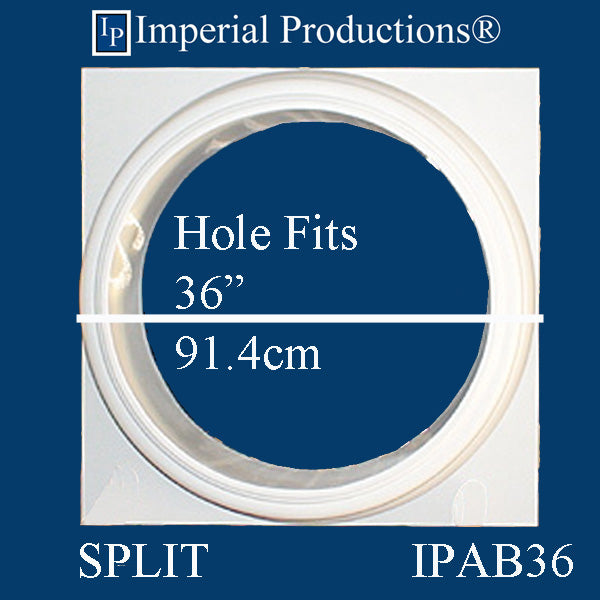 IPAB36-FG-SPLIT-PK2 Attic Base Hole 36" Fiberglass Split pack of 2