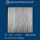 IPBAM100-POL-2 Bamboo Panel ArchPolymer 36" x 36" x 1-9/16" Pack of 2