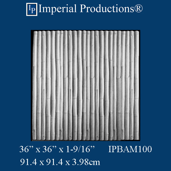 IPBAM100-POL-2 Bamboo Panel ArchPolymer 36" x 36" x 1-9/16" Pack of 2