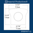 IPBR9007-12 Series 2 Top Railing 12 Feet 3-5/8" Wide 12 Feet