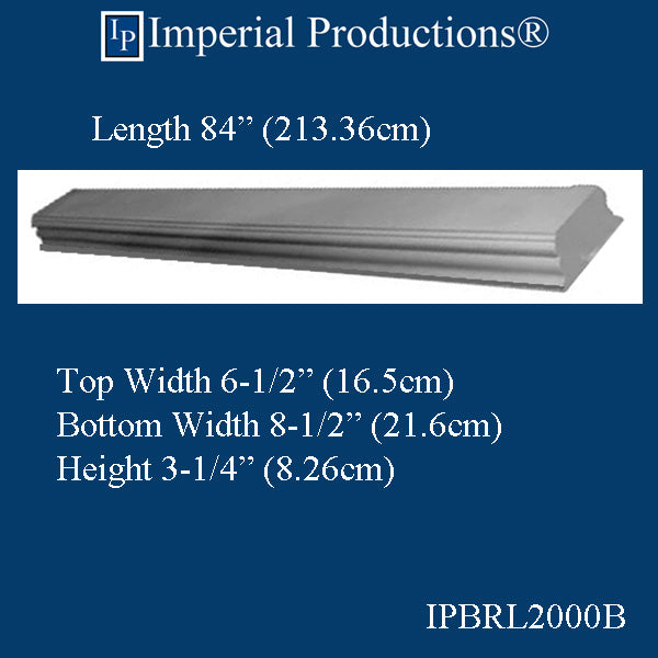 IPBRL2000B Series 3 Bottom Rail 7 Feet