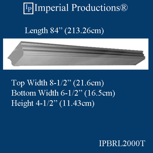 IPBRL2000T Series 3 Top Rail 7 Feet, Each