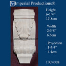 IPC4008-MAP Acanthus Corbel, 6-1/4" high, Hard Maple