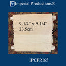 IPCPRI65 Roman Ionic Capital Hard Maple Bottom Ring 6-3/8", Sold Each