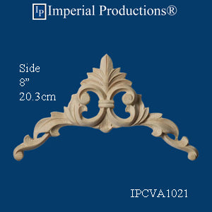 IPCVA1021-CHR-PK4 Acanthus Corner 8" x 8" Cherry Pack of 4, add to cart for shipping or free depot Pickup