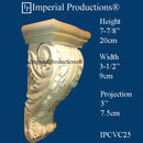 IPCVC25-MAP Acanthus Corbel, 7-7/8" high, Hard Maple