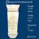 IPCVC25-MAP Acanthus Corbel, 7-7/8" high, Hard Maple