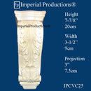 IPCVC25-CHR Acanthus Corbel, 7-7/8" high, Cherry