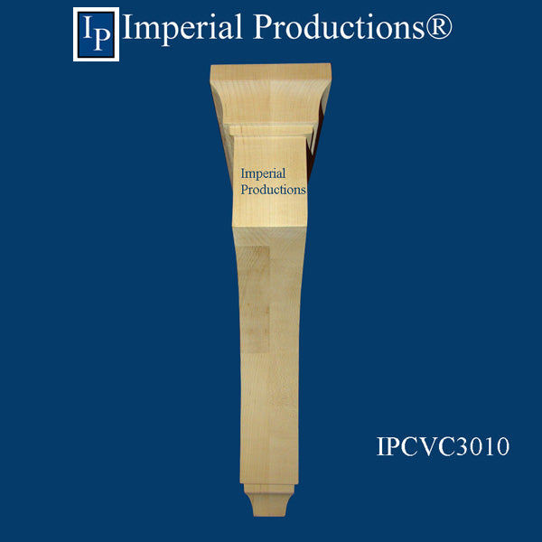 IPCVC3010-MAP Mission Corbel 13-3/4" High x 3-5/8" wide x 9" deep Hard Maple, Pack of 2