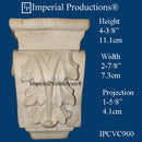 IPCVC900-CHR Acanthus Corbel, 4-3/8" high, Cherry