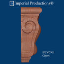 IPCVC901-CHR-PK2 Biedermeier Scroll Corbel Cherry Pack of 2