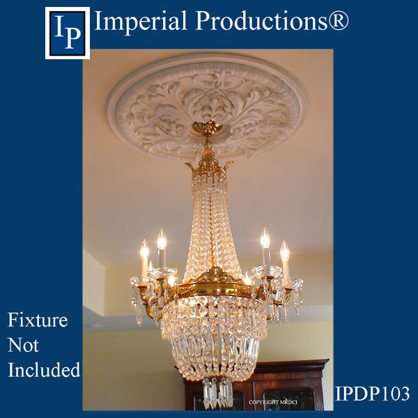 IPDP103-POL Acanthus Ceiling Medallion 26" ArchPolymer Add to Cart for Shipping Costs or Free Depot Pickup