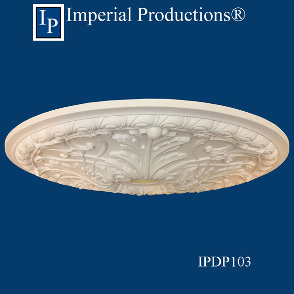 IPDP103-POL Acanthus Ceiling Medallion 26" ArchPolymer Add to Cart for Shipping Costs or Free Depot Pickup