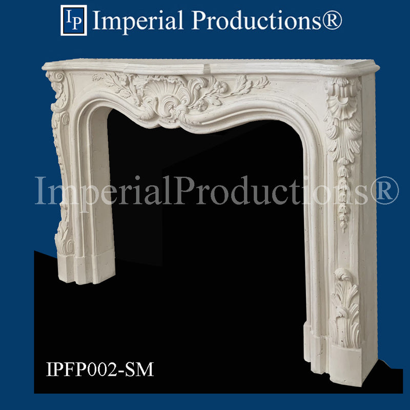 IPFP002-68-SM Victorian Fireplace Mantel 68 inch wide