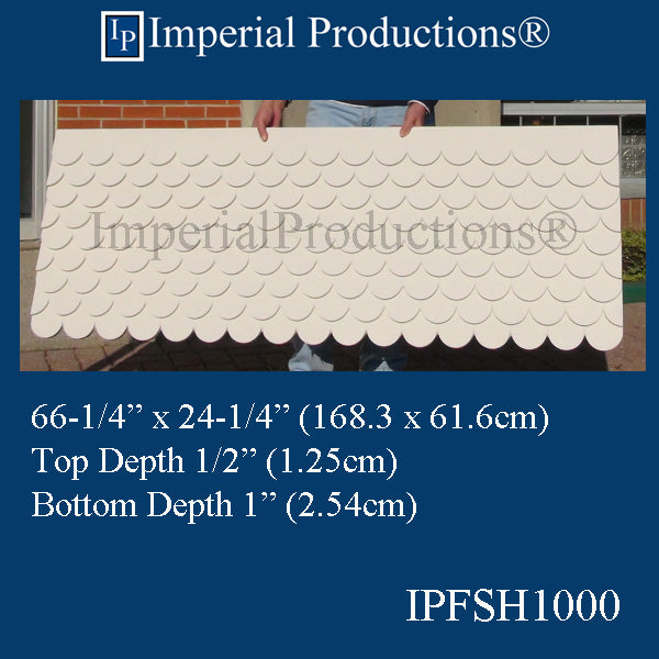 IPFSH1000-POL-PK4 Fishscale Panel Pack 4, ArchPolymer (sale US$176.06 ea)
