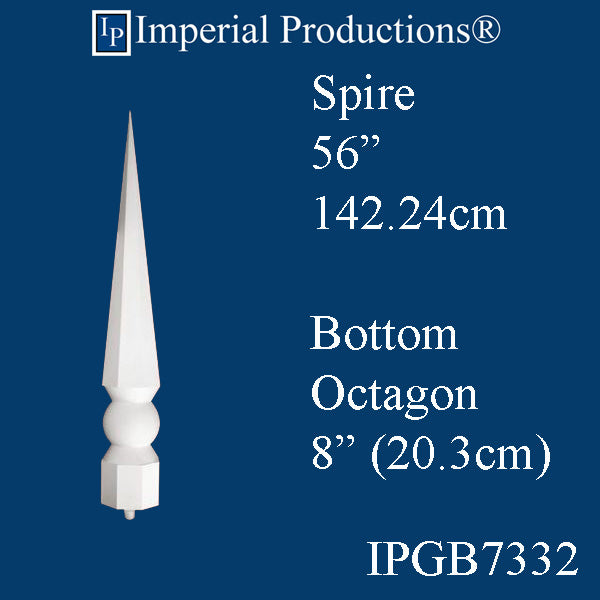 IPGB7332-POL Roof Spire 56 inches high