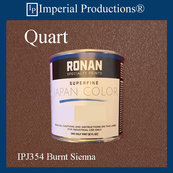 J354 Ronan Japan Burnt Sienna Quart (32oz) .945 liter add to cart for shipping or Free Depot Pickup