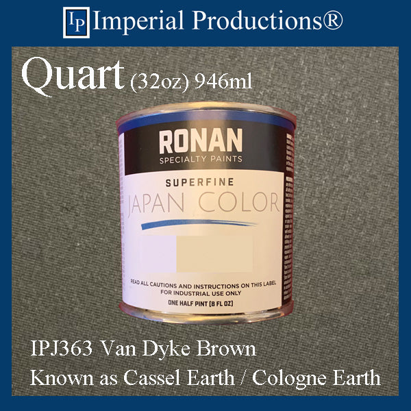 IPJ363-QT Ronan Japan Van Dyke Brown Quart (32oz) .945 Liter Add to cart to buy for Shipping or Free Depot Pickup
