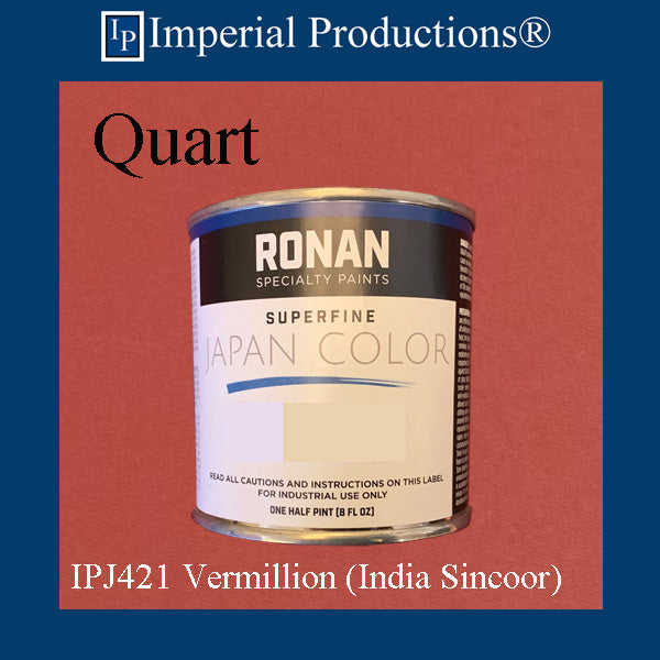 J421 Ronan Japan Colors Vermillion Quart (32oz) .945 liter add to cart for shipping or Free Depot Pickup (Copy)