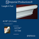 IPJP3010-POL-PK8 Crown Diagonal 7-1/2" ArchPolymer, Pack of 8 (48 Feet)