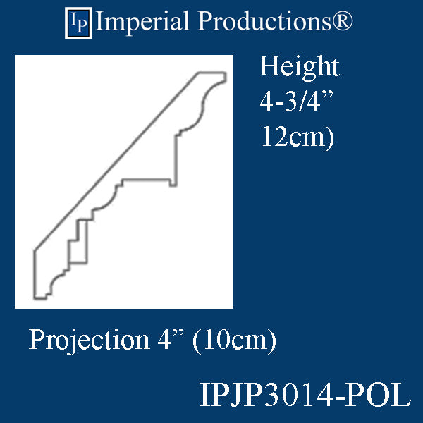 IPJP3014-POL-PK8 Crown 4-3/4" High ArchPolymer