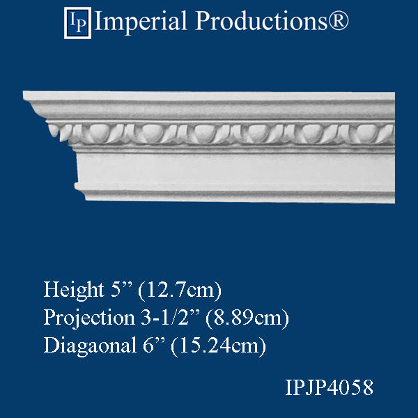 IPJP4058-POL Classical Crown 5" High - Pack 8